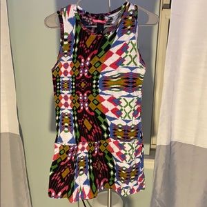 Custo Barcelona multi print cotton dress